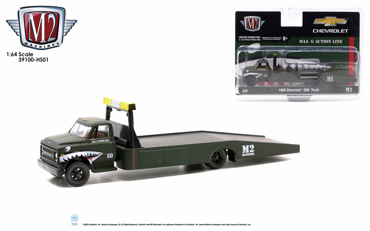 M2 Machines 1:64 Maj G Action Line 1968 Chevrolet C60 Truck